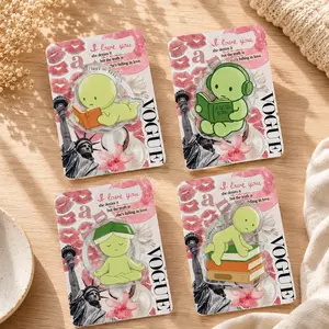 Cute Green Bookworm Phone Grip Collection, Kawaii Reader MagSafe Phone Holder, Cozy Bookish Magnetic Grip Stand, Book Lover Kindle Accessory Gift
