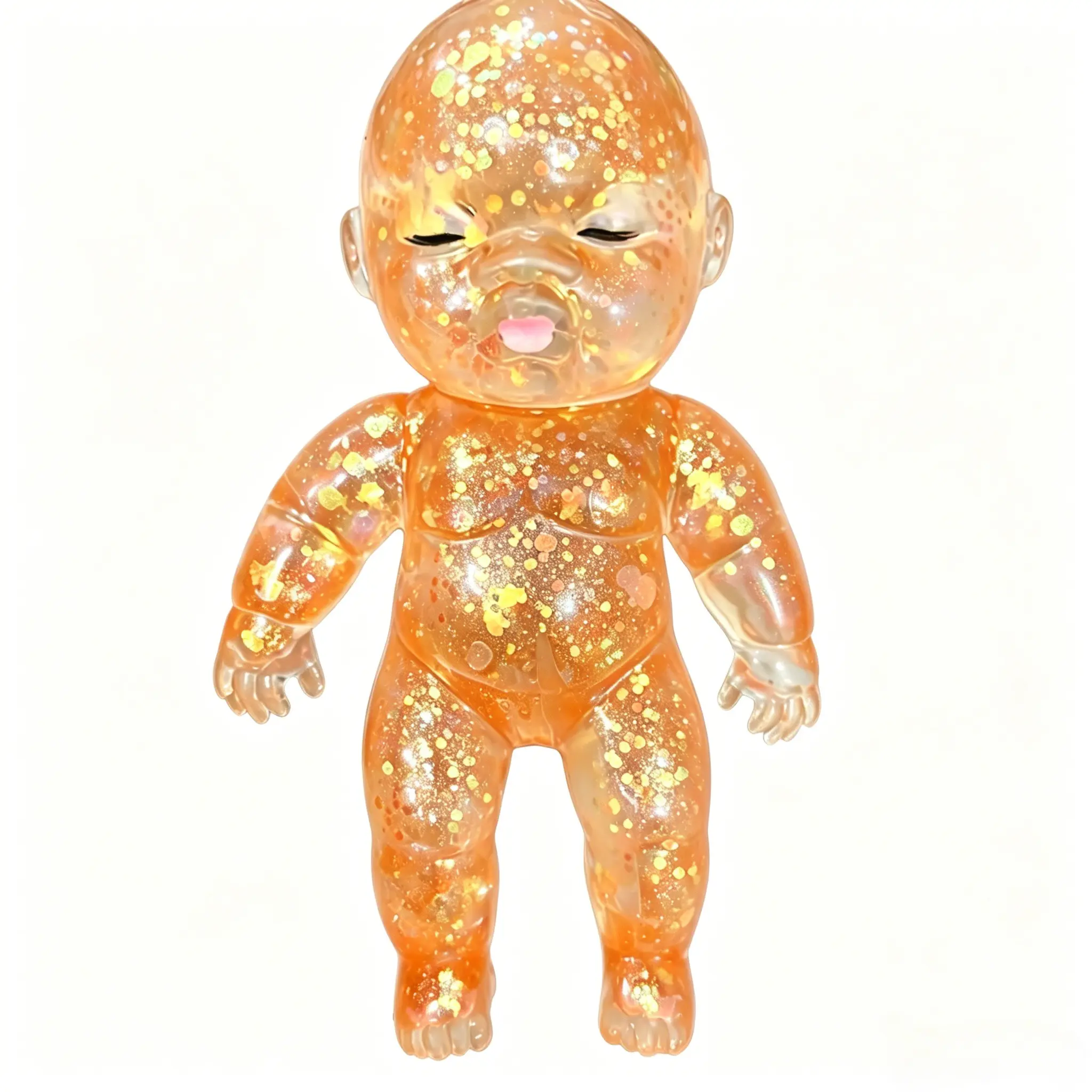 2026 Stress Relief Toy Shining Squishy Baby Shape Squeeze Toy Anti-stress Toy Fidget Toy For Friend Christmas Gift