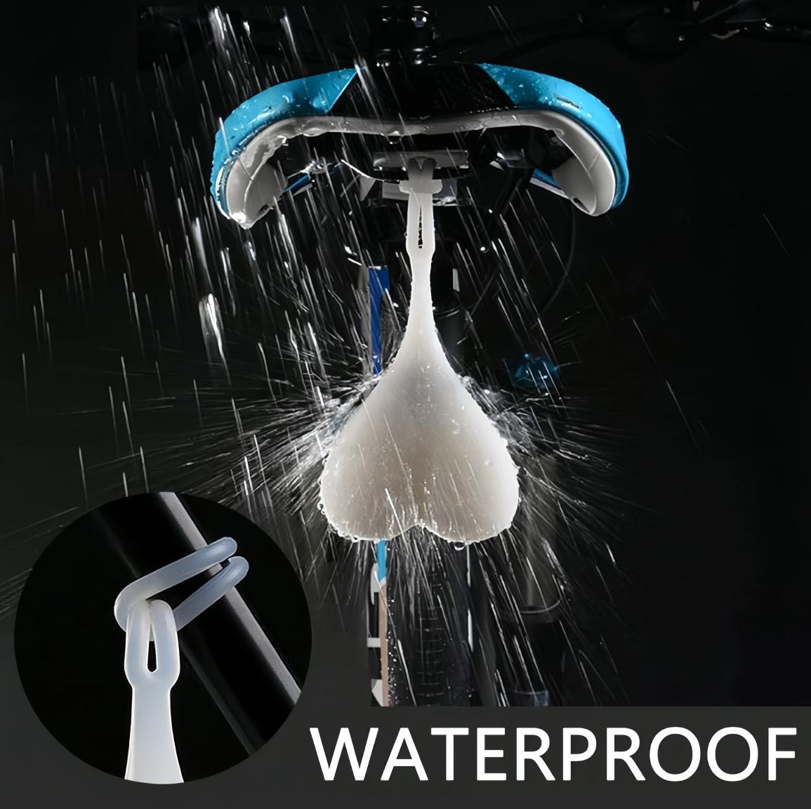 Bike LED Tail Lights Night Cycling Warning Lights CreativeSilicone-Shaped Waterproof Lights for Outdoor Use 3Light Modes Perfect Gifts for Friends Who Love OutdoorActivities