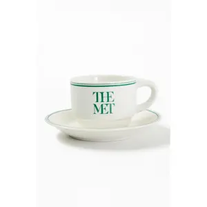 The Met Men's Cafe Espresso Cup & Saucer Set