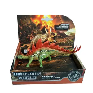 12PCS Static Solid Dinosaur Action Figure Set, 1 Random Design (Out of 12) Including Realistic T-Rex & Torosaurus Figures, Educational Kids' Toys, Fun Stocking Stuffers Collectible Soft Animal
