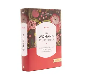 NKJV, The Woman's Study Bible, Hardcover, Red Letter, Full-Color Edition: Receiving God's Truth for Balance, Hope, and Transformation Hardcover – March 28, 2017