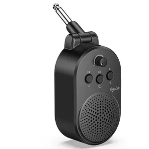 POGOLAB 5W Mini Guitar Amp, Rechargeable Bluetooth Practice Amplifier with Music & Volume Control Plug & Play Portability