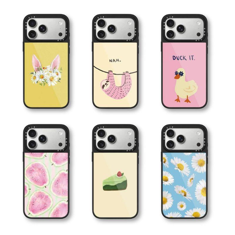 Casetify Floral Animal Crystal Glaze iPhone Case, Trendy Phone Case for iPhone 17 Pro Max, Shockproof Anti Drop Protective Phone Cover