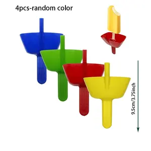 Reusable Ice Pop Stands, Leak-Proof Ice Cream Cone Holders, Ice Stick Drip Catcher, Prevents Mess, Kitchen Utensils, Random Colors, 4/8/10 Pieces