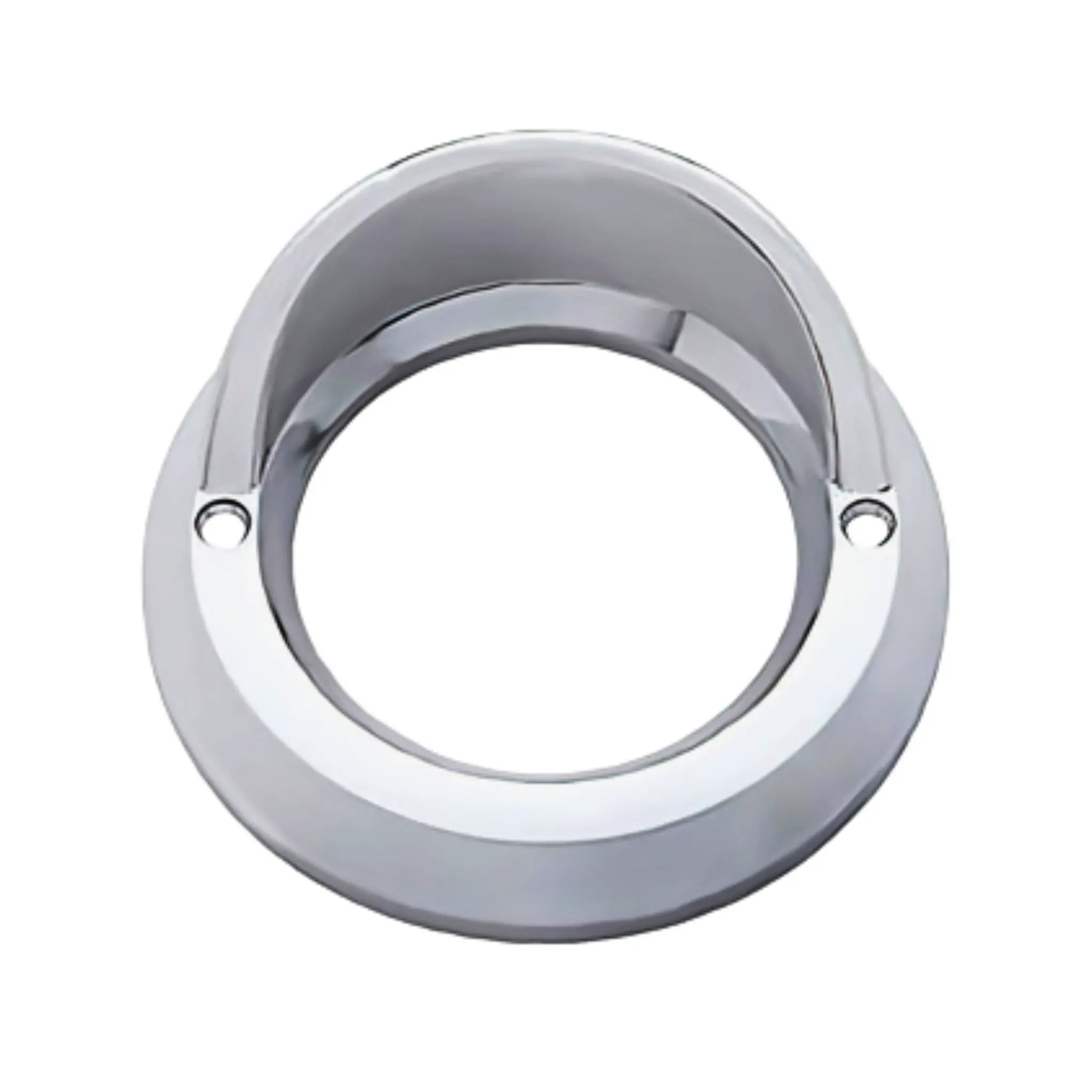 United Pacific 2-Inch Chrome Light Bezel, Durable Mountable Lighting Accessory for Custom Lighting Enhancements, Easy Install