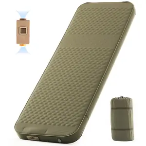 #Summervibes Docred Thick Self Inflating Sleeping Pad with Electric Pump, Memory Foam Camping Mattress Pad, 9.5 R-Value Insulated Sleeping Mat，4-Season Camping Pad for Travel, Car, Tent, Cot
