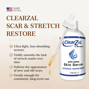 CLEARZAL Dry Itchy Oil, Anti-Aging All Natural Skin Serum Moisture Embracing Formula with Essential Oils, 4 ounces help relieve irritation, dryness and flakiness.Non-Greasy，helps reinforce skin’s natural defenses, soothe redness, Anti-Itch Body Oil