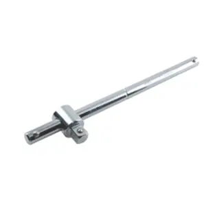 212 MAIN Chrome Vanadium Steel 0.5 in. Sliding Type T-Handle Grip, Chrome Steel, High Polish