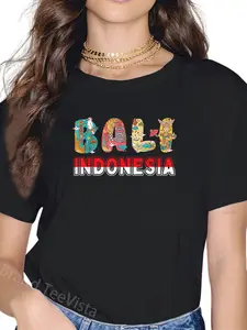 100% Cotton Tropical Bali Indonesia T-Shirt