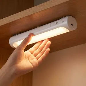 Say Goodbye to Darkness! USB Rechargeable LED Cabinet Light - Dimmable, Magnetic, Portable & Eye-Caring for Kitchen, Closet, Stairs