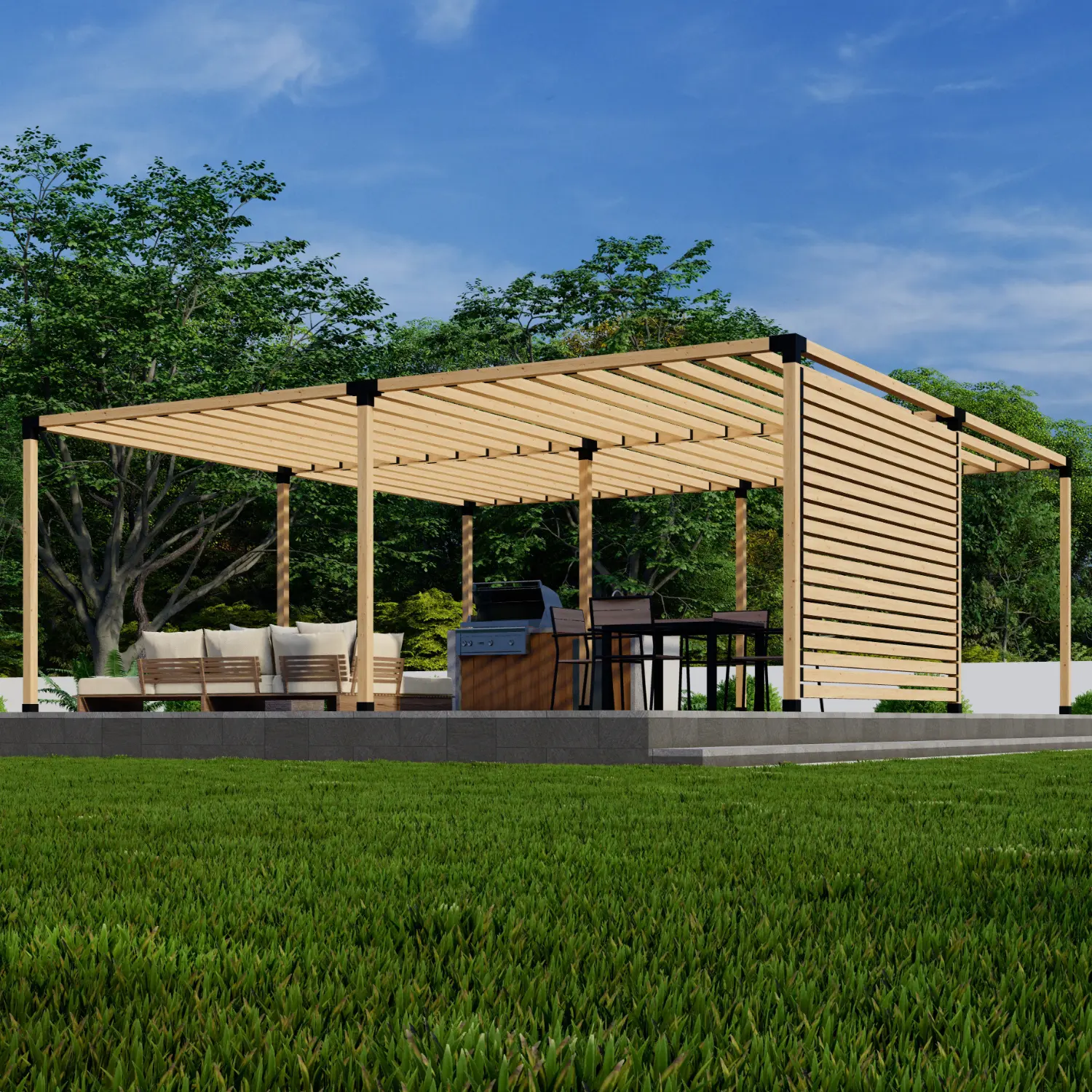 Steel-Frame Pergola Connectors Kit