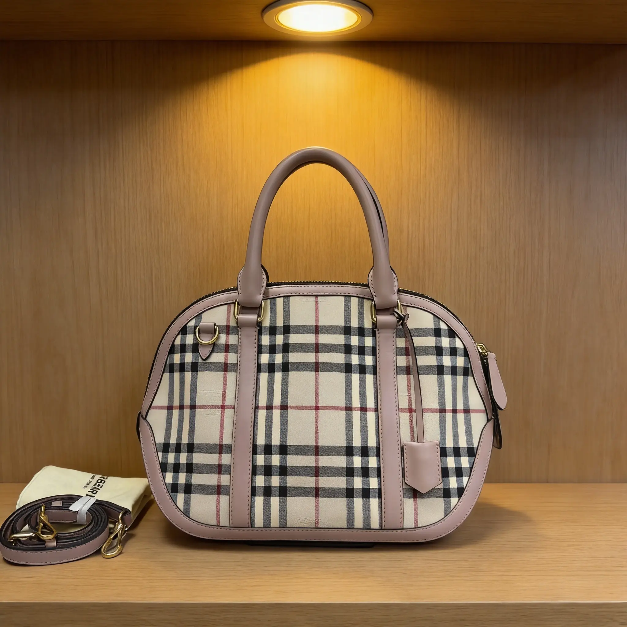 Pre-owned BURBERRY Canvas Shoulder Bag D0620317214