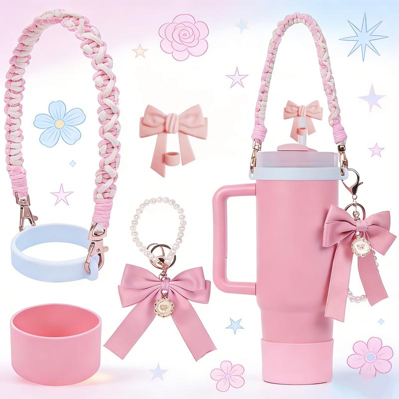 Stainless Steel Vacuum Insulated Glass 40oz Cup with Handle and Straw for Children's Gift Set,Portable Drinkware-Mug,Water Bottles,Flasks easter toy funny Tumbler Drinkware girl gifts friendship,Stanley Accessory Charms,valentine gifts, birthday holiday