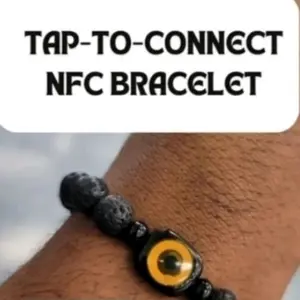 Tap-to-Connect NFC Networking Bracelet