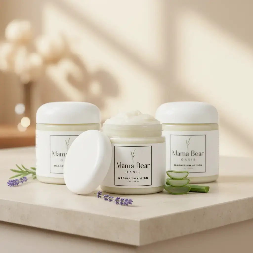 Mama Bear Oasis Lotion - Magnesium Cream - Lavender Magnesium Lotion for Foot Moisture Support Body Lotion Magic All-Day Wear Neuropathy Cream Intensive Soothing Care Hydrating,summervibe 