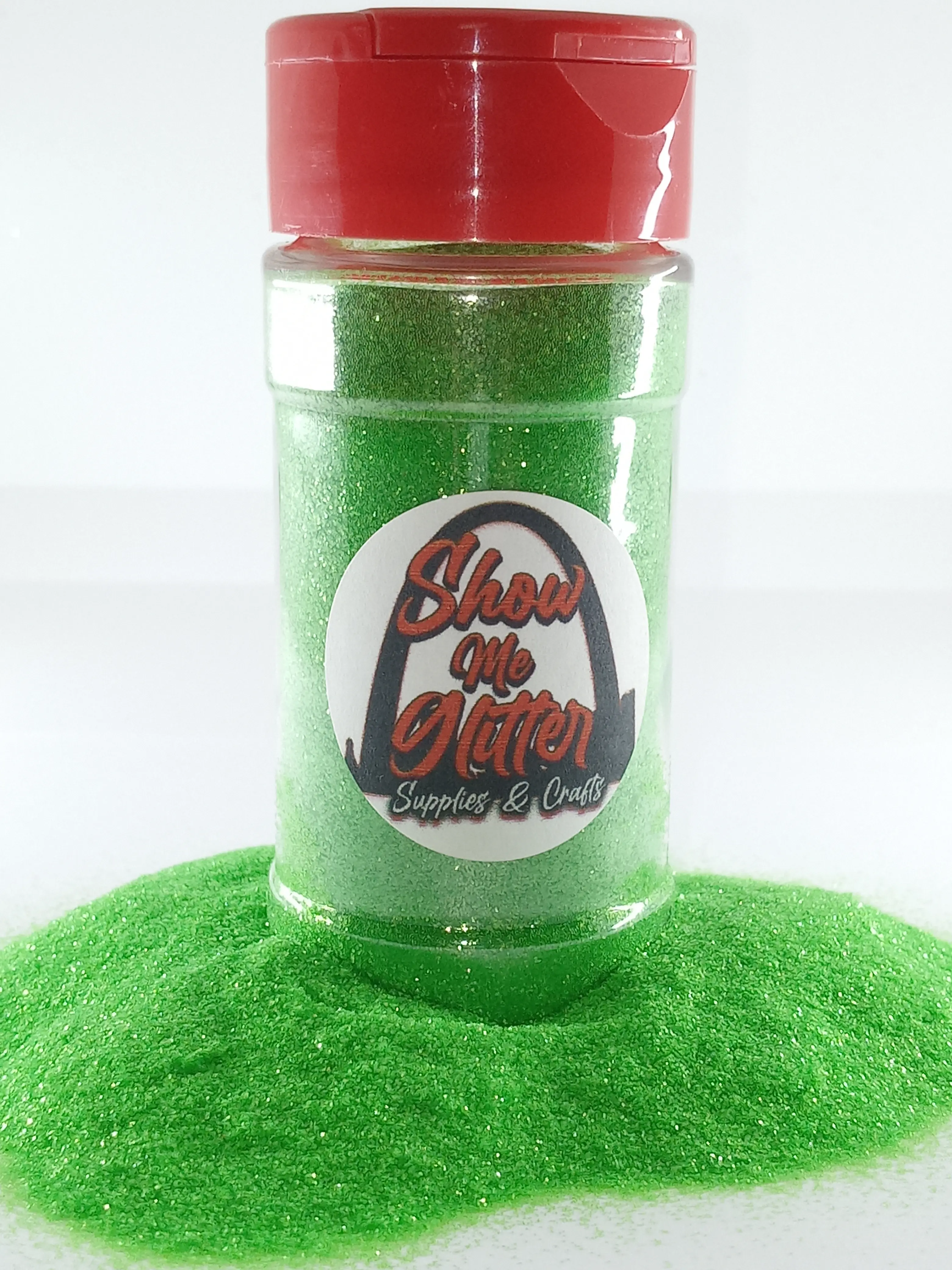 Fine Neon Green Glitter 1 oz -0068 - Resealable Bag for Crafting Projects High-Quality Vibrant Glitter for Tumblers Resin Art Card Making Sparkle DIY Décor