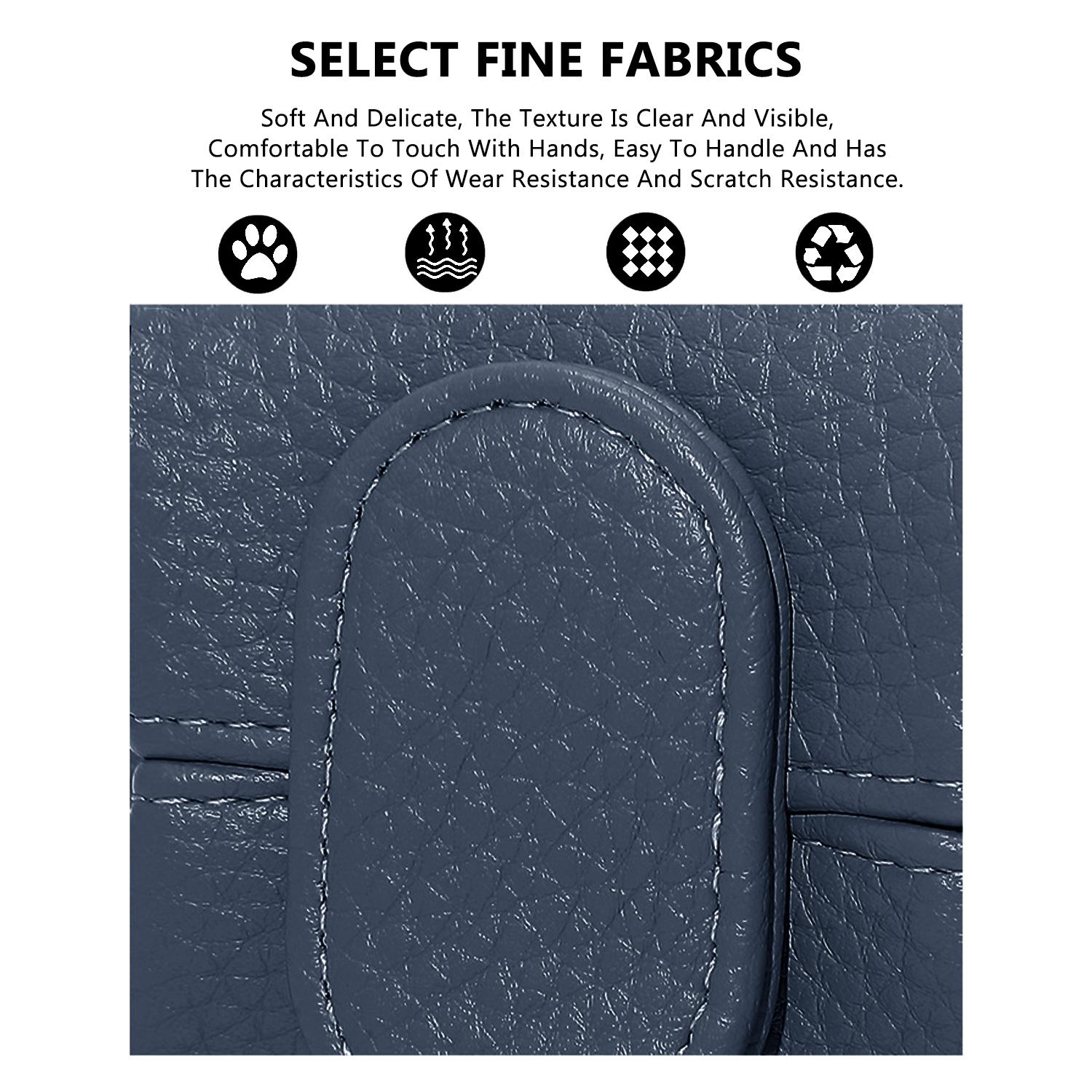 Genuine Mini Lychee Pattern Coin Purse,Solid Color Buckle Key Earphone Storage Bag,Square Snap Change Cash Holder Mini Pocket Wallet Cowhide Coin Purse Compact Headphone Earpods Case Bag Cable Organizer,Casual Change Pouch for Women Men Daily Use