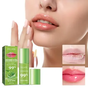 Aloe Vera Lip Gloss – Hydrating Tinted Lip Balm & Clear Lip Oil | Moisturizing, Repair Treatment for Dry, Cracked Lips | Glass-Like Shine & Nourishing Care, 1 Pack