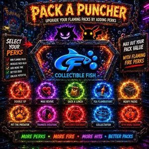 Collectible Fish’s FLAMING Pack A Puncher V2 (LIVE RIP) [READ DESCRIPTION BEFORE PURCHASE]
