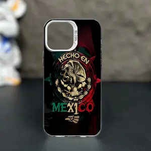 Patriotic Mexican Flag Design Phone Case - Casing with Protection, Fits iPhone 11, 12, 13, 14, 15, 16, 17 Plus/Pro/Pro Max, Mobile Phone Accessory