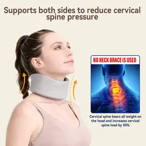 Large Soft Foam Cervical Collar Neck Brace | Sleeping Neck Support & Spine Pressure Relief | Universal Fit