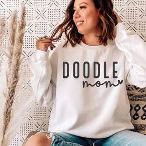 Doodle Mom Sweatshirt, Labradoodle Dog Sweater, Animals Lover Sweatshirt, Dog Mama Crewneck, Gift For Her
