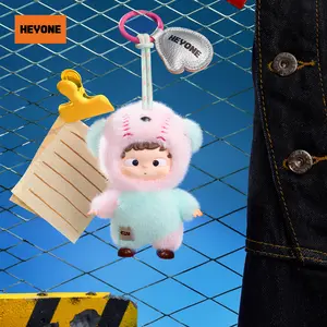 Heyone OZAI-Where the Heart Lands Series Vinyl Plush Pendant Blind Box Plush Keychain Official Vinyl Face Fluffy Bag Charm, Cute Collectible Pendant for Backpack, Perfect Gift for Trendy Toy Lovers Cute Figures Birthday Gifts