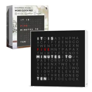 Sharper Image LED Word Clock Pro