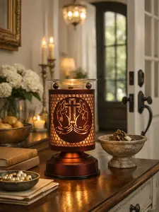 Praying Hands Touch Fragrance Oil Warmer/ Night Light