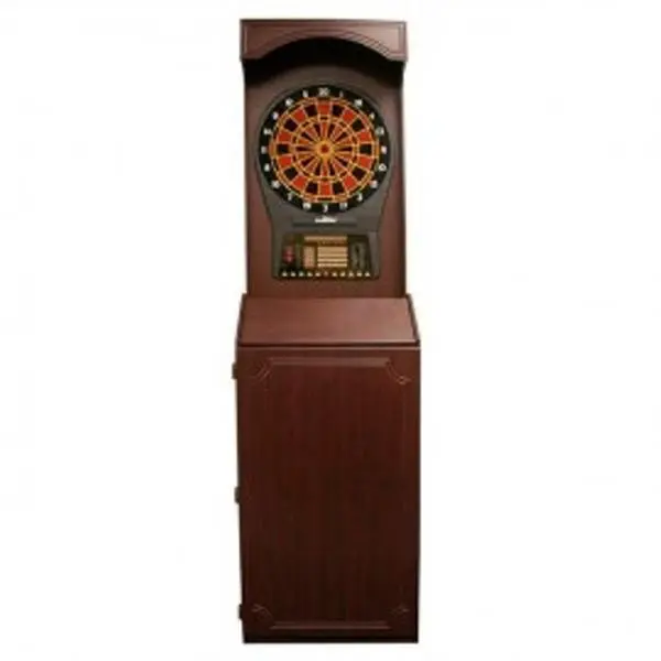 Arachnid E800FS1010 Classic Wood-Frame Arcade-Style Cabinet with Cricket Pro 800 Electronic Dart Board for Sports & Outdoor Leisure Play