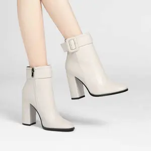 Terra Mid-Tube Leather Boots – Everyday Edge & Comfort