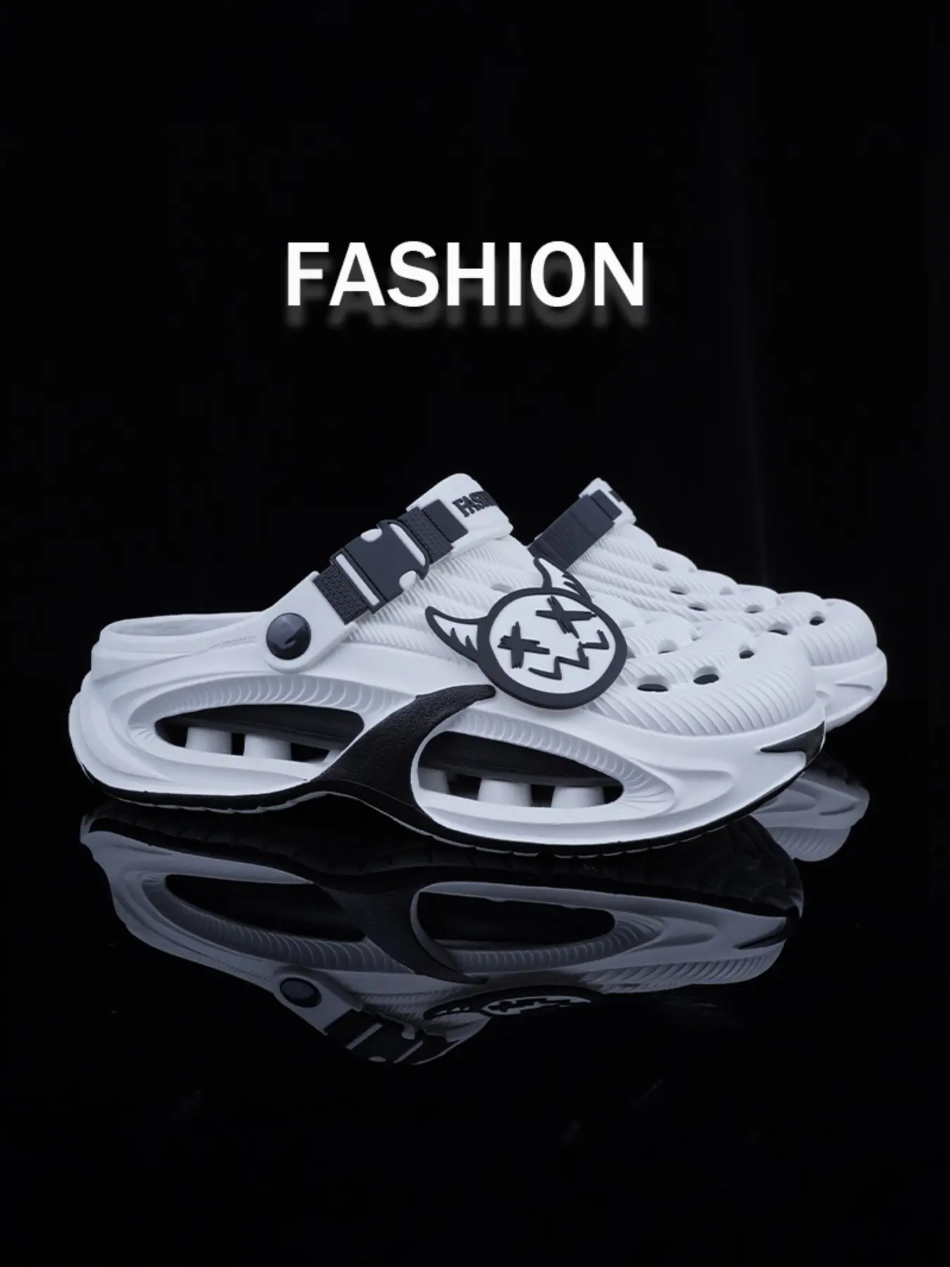 Unisex Thick Sole Summer Sandals, Anti-Slip Waterproof Casual Flip Flops, Fashion Sport Beach Shoes, Comfortable Driving Slippers