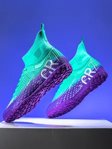 Men's High Top Football Shoes, Breathable Comfortable Sports Shoes, Professional Football Boots, Anti-slip Sports Shoes for Outdoor & Indoor Competitions, Football Field Boots