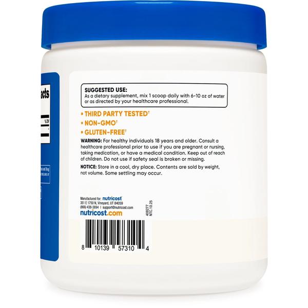 Nutricost L-Carnitine Tartrate Powder (250 Grams) - 1 Gram per Serving