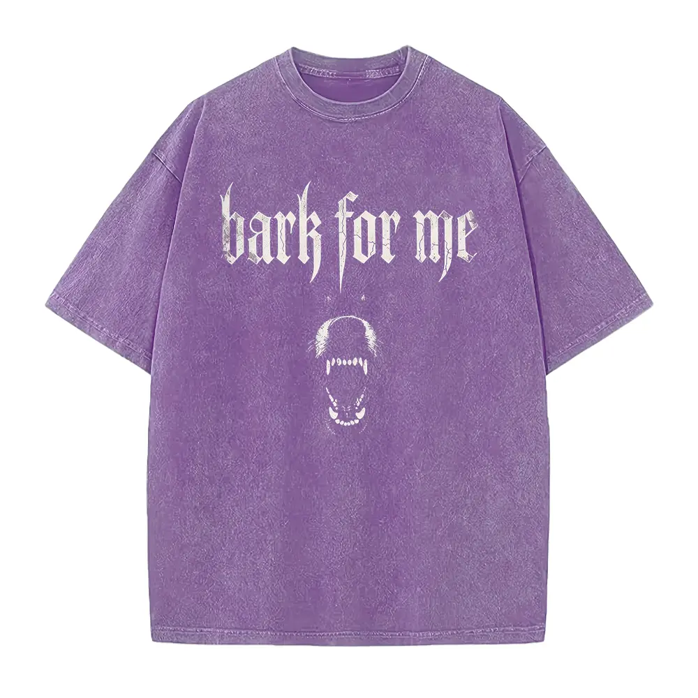 Washed T-shirt-Purple