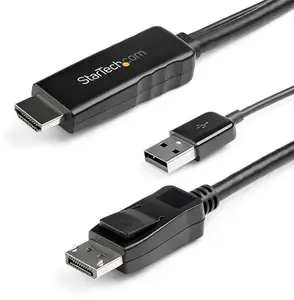 StarTech ST-HD2DPMM3M 9.8 ft. HDMI to DisplayPort Cable - 4K 30Hz