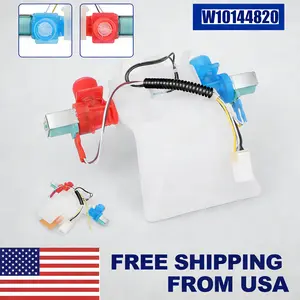 W10144820 Washer Water Inlet Valve, Compatible with Kenmore & Whirlpool AP6015761, Durable & Easy-to-Install for Efficient Washing Machine Repairs Parts Pipe Hardware Heavy Duty