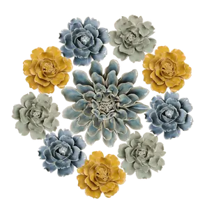 Ceramic Flower English Garden Curated Collection #12