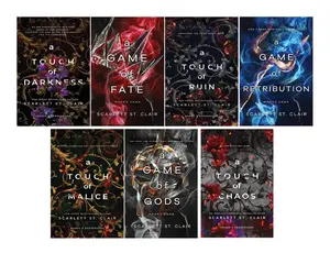 Hades x Persephone Saga (7 book series) by Scarlett St. Clair: A Touch of Darkness, A Game of Fate, A Touch of Ruin, A Game of Retribution, A Touch of Malice, A Game of Gods, A Touch of Chaos  (Paperback)