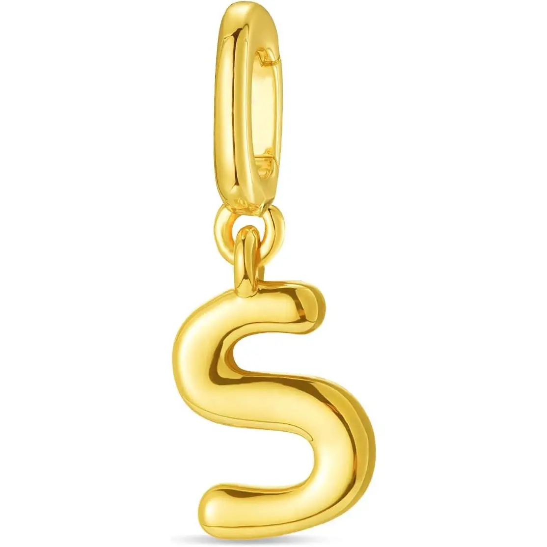 Initial Charm for Women,Letter Bracelet Necklace Charms Alphabet Pendant Charms With Clasp