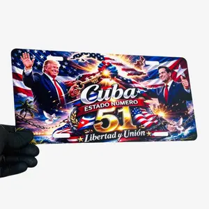 Cuba 51 Libertad y Unión Special Edition 2.0 Car Exterior Number Plate Accessory