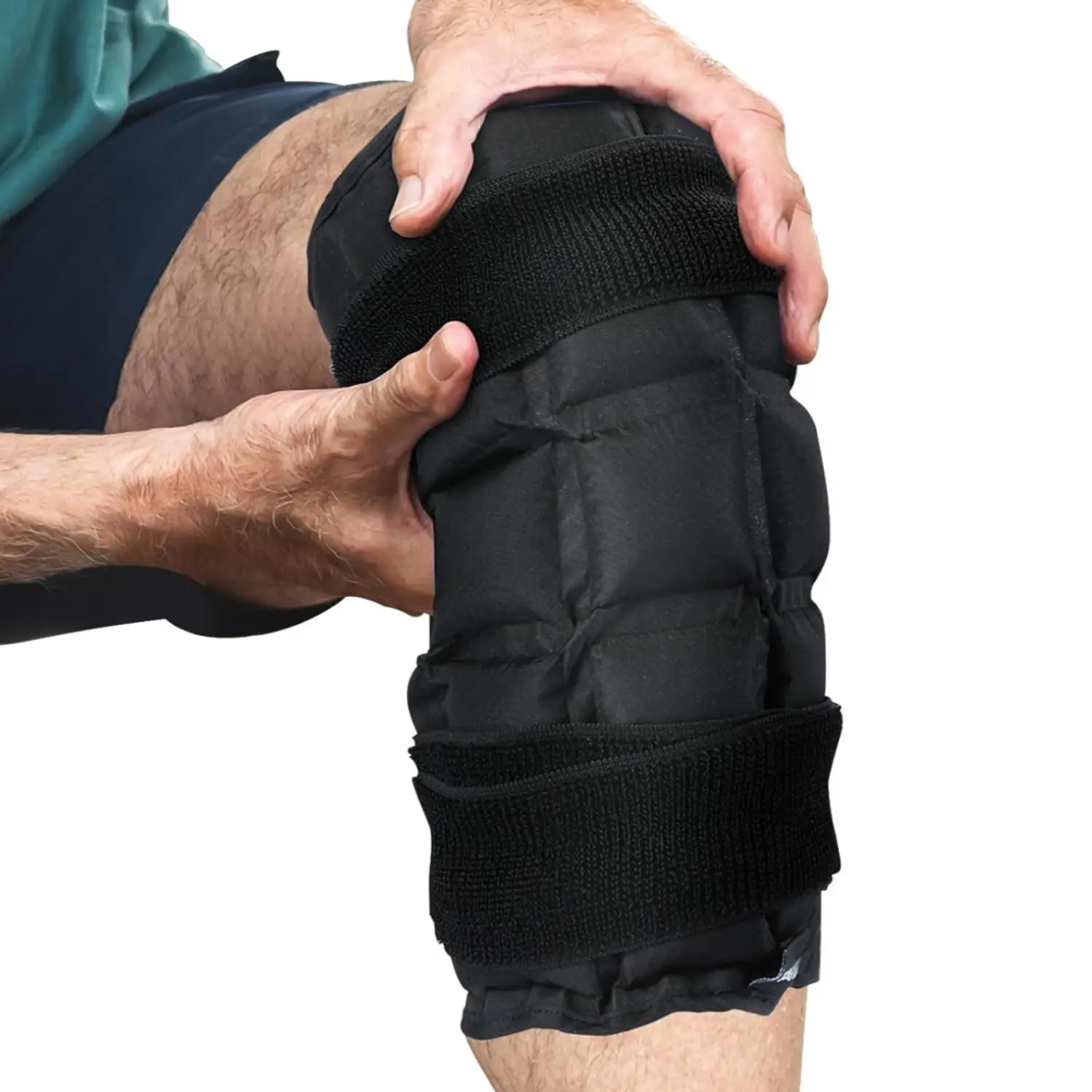Cold Compress Therapy Ice Pack for Knee Relaxation Reusable Cold Pack for Knee Leg Ice Wrap for Swelling Cold Pack Self-Absorbing Water Knee Pad