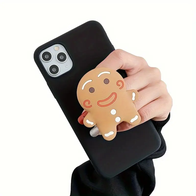 Cotton Shaped 3D Silicone Mobile Phone Stand Socket Pocket Finger Grip Ring Phone Holder Expanding Stand For All Mobile Phones Phone Accessory