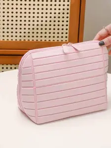 Capaciy Pariton Portable Bag for woeMakeup Ba,Toiletry Bag, Skincare Cosmetic Storage Bag, Open FlatMakeup Bag, Travel Cosmetic Bag, Makeup Organizer Pouch