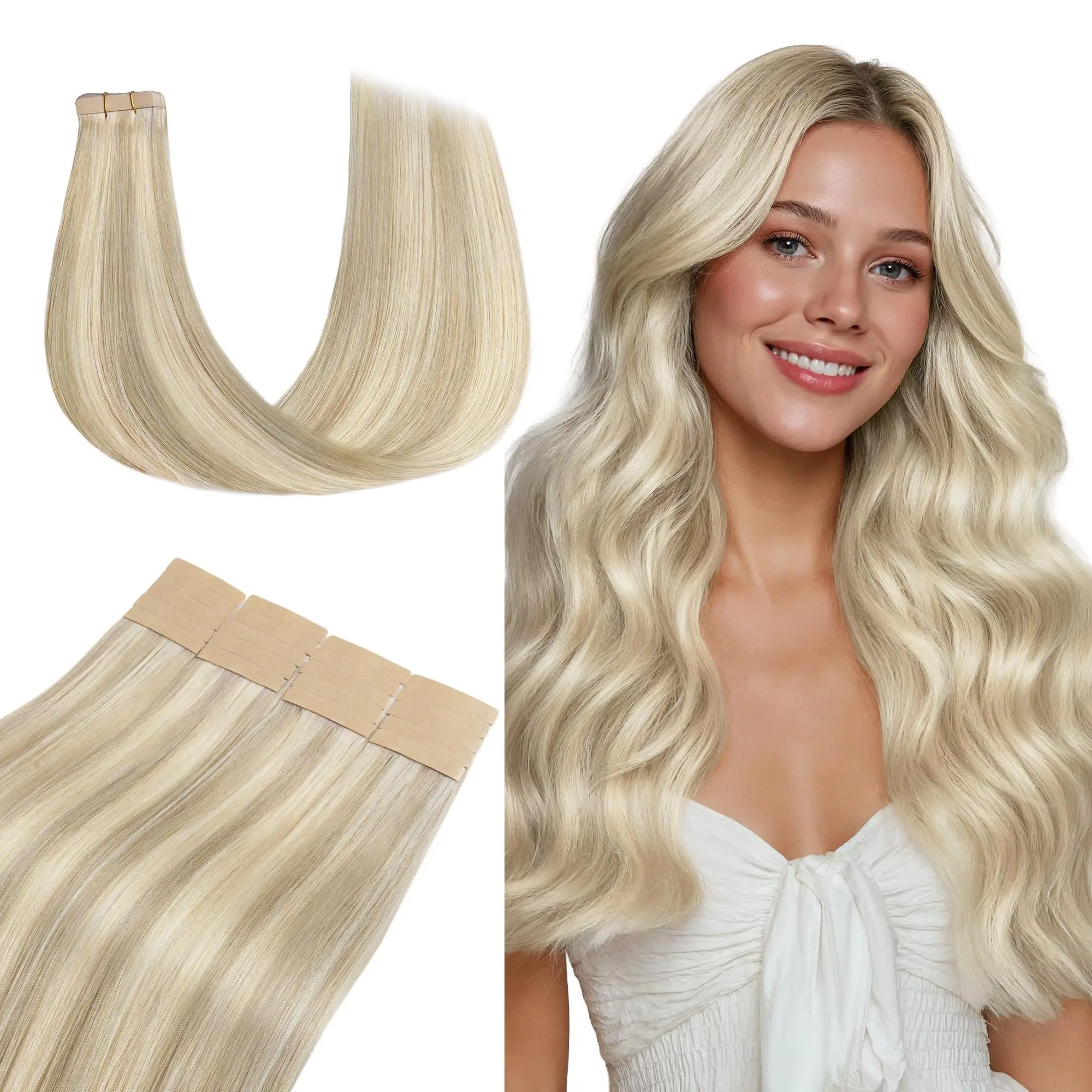 Balayage Light Wheat Platinum Blonde(#18F/60A)