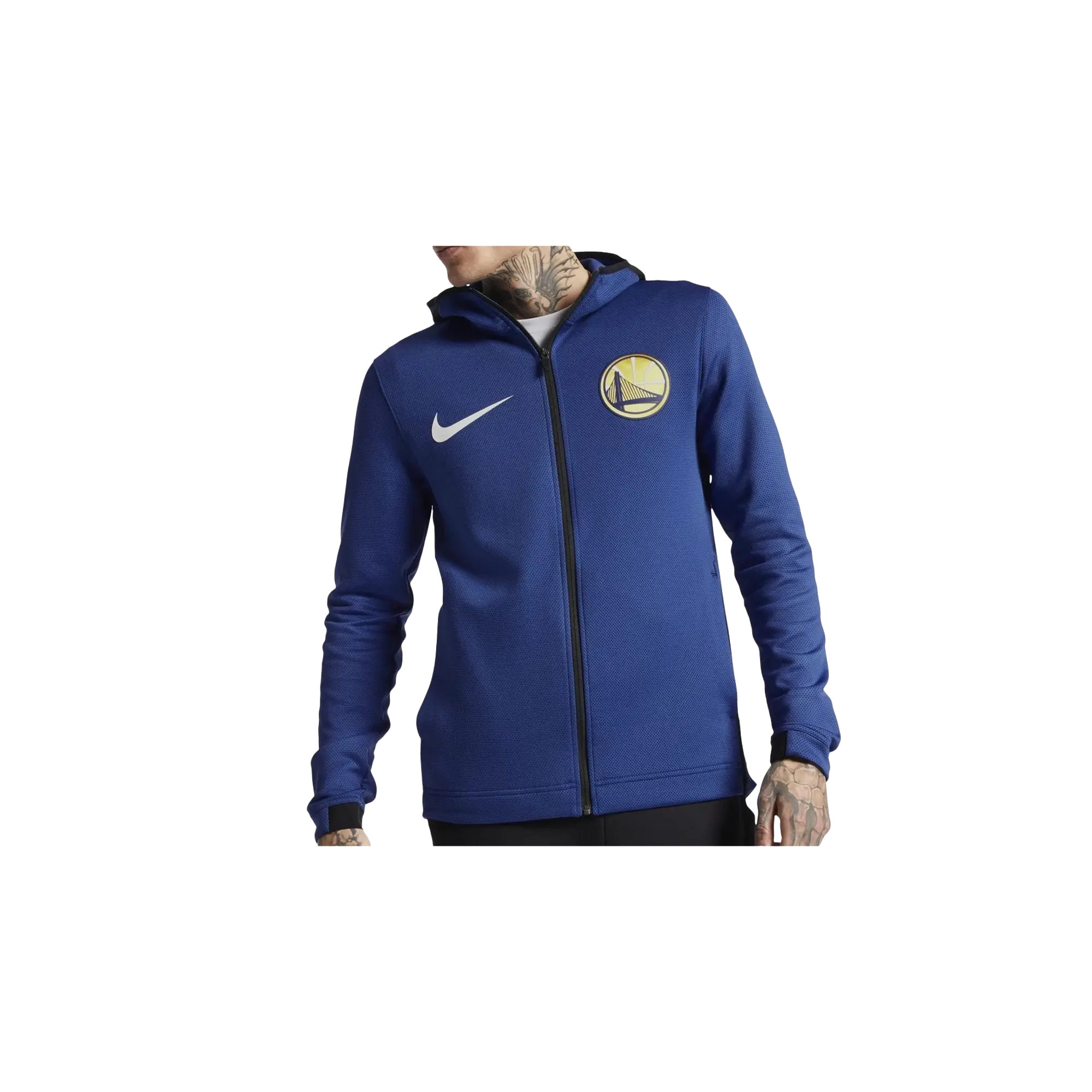 NBA GS Warriors Flex Full‑Zip Hoodie "Showtime Therma" 940128 495