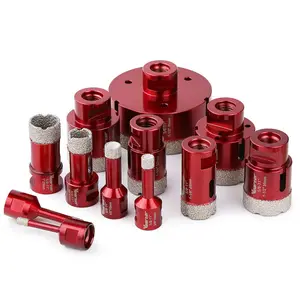 6mm-100mm 5/8"-11 Hole Saw Diamond Dry Drilling Core Drill Bits for Porcelain Tile Ceramic Granite Marble Stone Masonry Brick