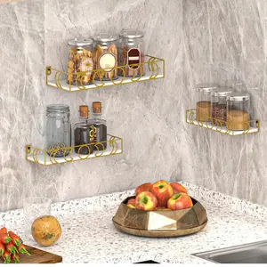 Moon Phase Wall Mount Floating Shelves Set (3 Pieces), Bedroom Nursery Bathroom Closet Storage Display Rack