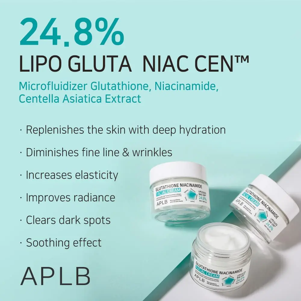 aplb glutathione correcting tone up cream APLB Glutathione Niacinamide Facial Cream 24.8% LIPO GLUTA Niacinamide 1.86 FL.OZ/Korean Moisturizing Skin with Improved Elasticity & Texture Moisturizer aplb glutathione correcting tone up cream APLB Glutathione Niacinamide Facial Cream 24.8% LIPO GLUTA Niacinamide 1.86 FL.OZ/Korean Moisturizing Skin with Improved Elasticity & Texture Moisturizer